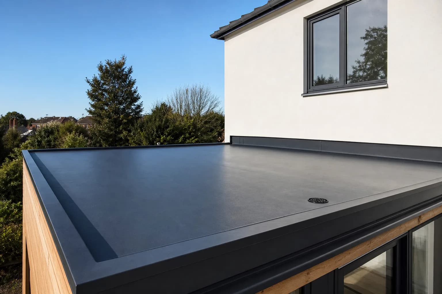 flat roofing carried out by P J F & Sons in Gosport, Hampshire