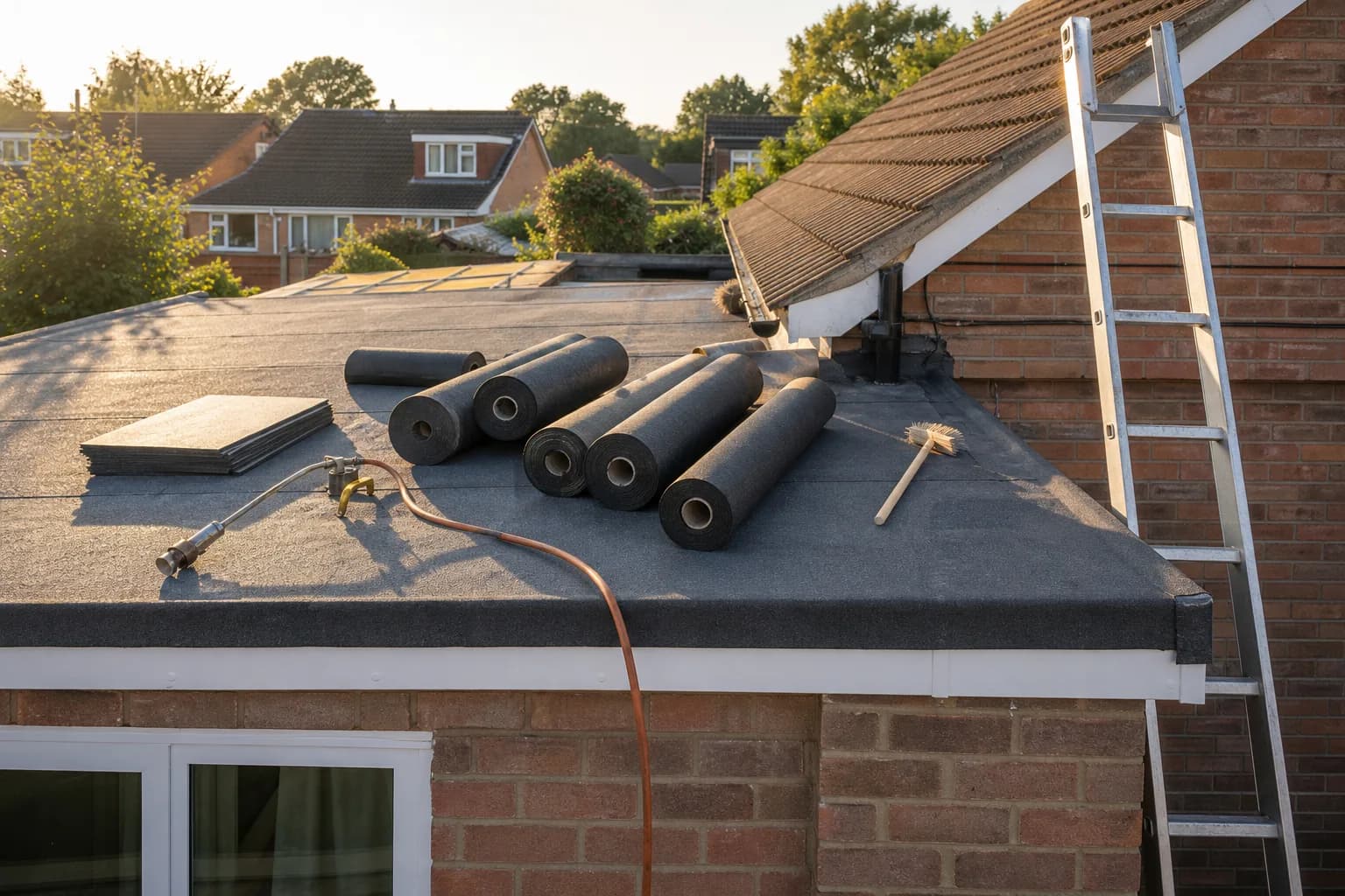 local roofer carried out by P J F & Sons in Gosport, Hampshire